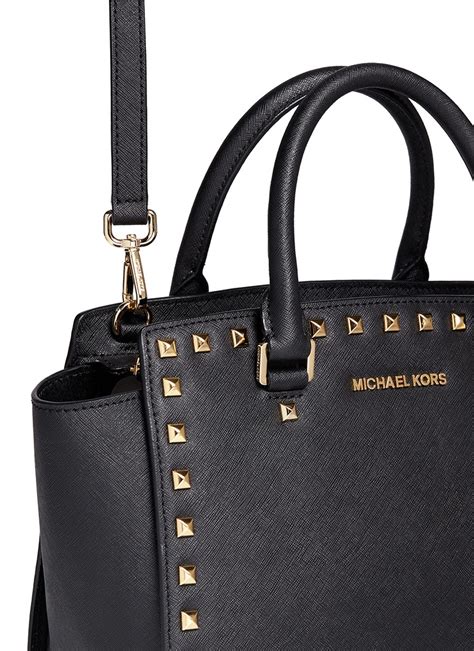 michael kors selma medium tote bag|Michael Kors selma studded.